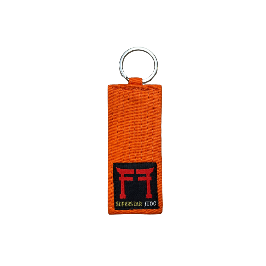 porte-clé ceinture orange judo