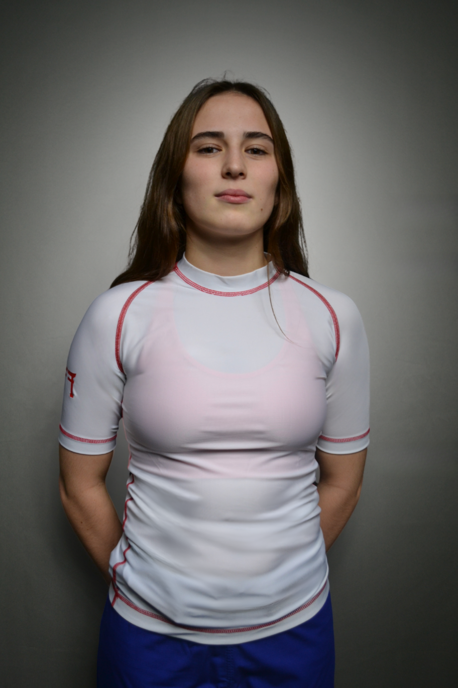 rashguard de judo blanc face