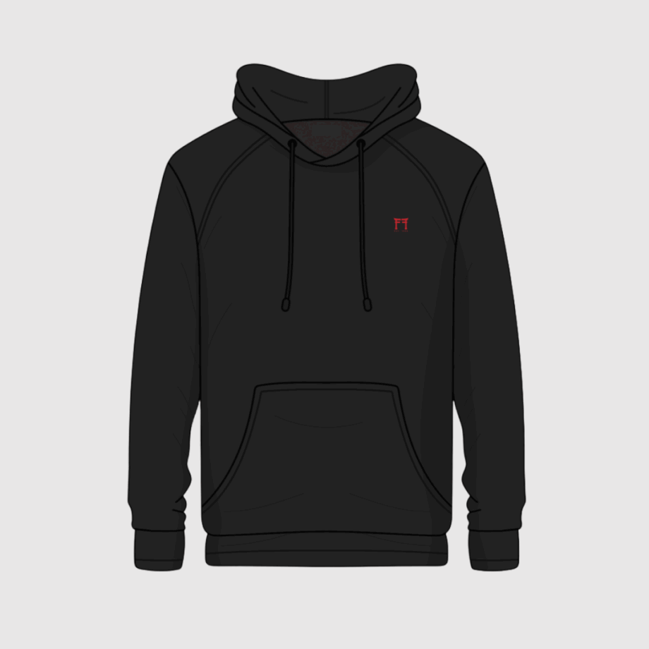 Schwarzes Judo-Sweatshirt