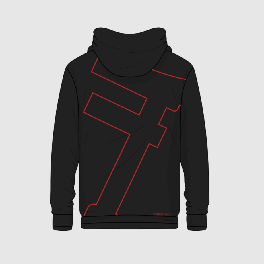 Schwarzes Judo-Sweatshirt