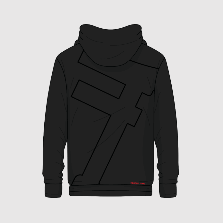 Schwarzes Judo-Sweatshirt