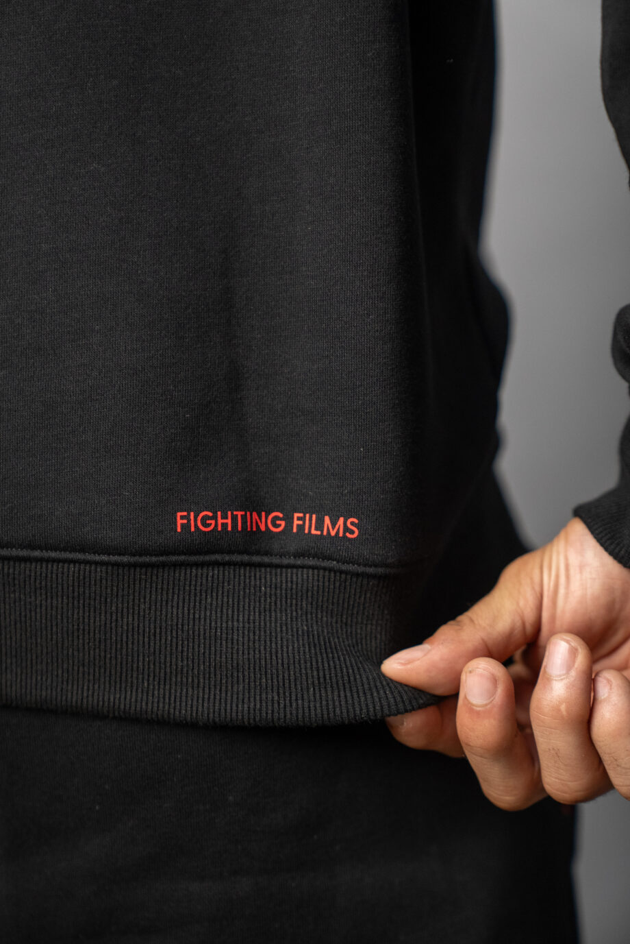 Schwarzes Judo-Sweatshirt