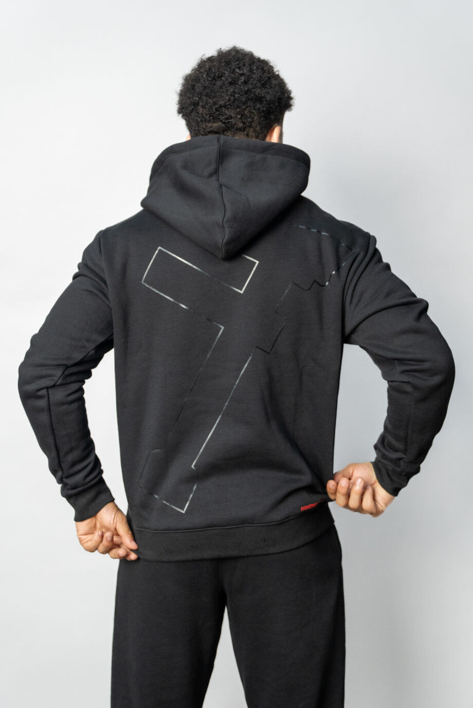 Schwarzes Judo-Sweatshirt