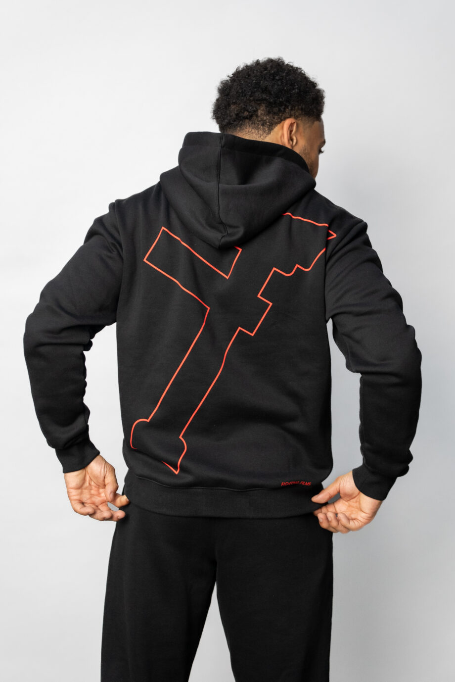 Schwarzes Judo-Sweatshirt