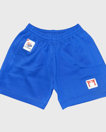 Short de sambo approuvé FIAS bleu