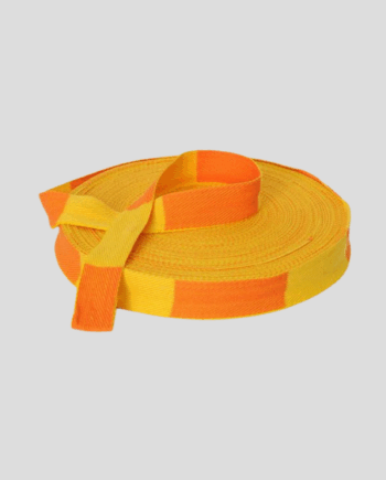 Rouleau de ceinture jaune orange